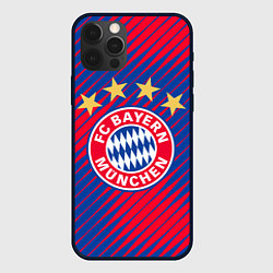 Чехол для iPhone 12 Pro Max BAYERN MUNCHEN, цвет: 3D-черный