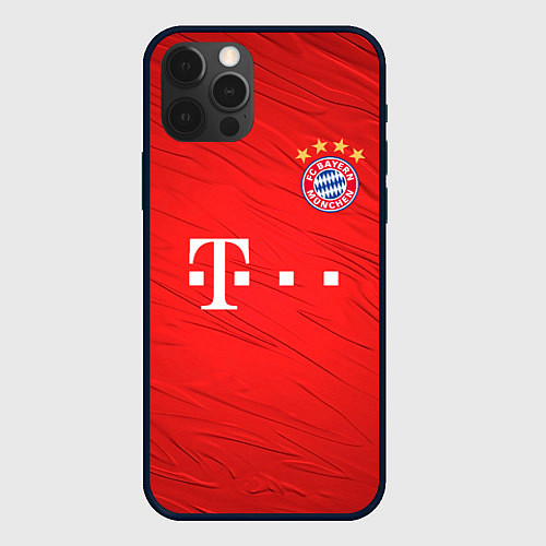 Чехол iPhone 12 Pro Max BAYERN MUNCHEN / 3D-Черный – фото 1