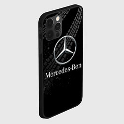 Чехол для iPhone 12 Pro Max MERCEDES, цвет: 3D-черный — фото 2