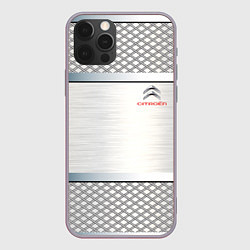 Чехол для iPhone 12 Pro Max CITROEN, цвет: 3D-серый
