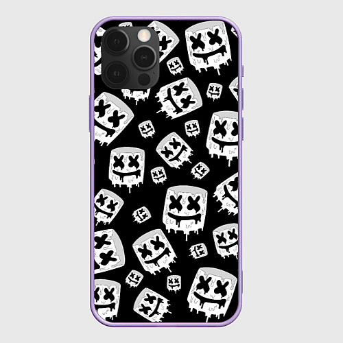 Чехол iPhone 12 Pro Max MARSHMELLO / 3D-Сиреневый – фото 1