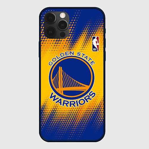 Чехол iPhone 12 Pro Max Golden State Warriors / 3D-Черный – фото 1