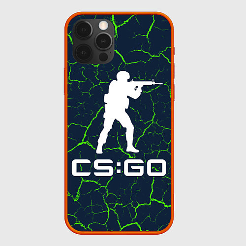 Чехол iPhone 12 Pro Max CS GO КС ГО / 3D-Красный – фото 1