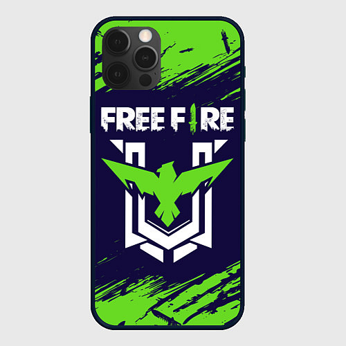 Чехол iPhone 12 Pro Max FREE FIRE ФРИ ФАЕР / 3D-Черный – фото 1