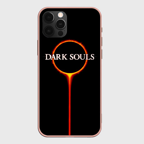 Чехол iPhone 12 Pro Max Dark Souls / 3D-Светло-розовый – фото 1