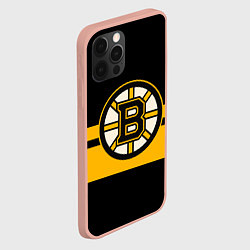 Чехол для iPhone 12 Pro Max BOSTON BRUINS NHL, цвет: 3D-светло-розовый — фото 2