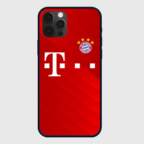 Чехол iPhone 12 Pro Max FC Bayern Munchen / 3D-Черный – фото 1