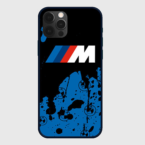 Чехол iPhone 12 Pro Max BMW БМВ / 3D-Черный – фото 1