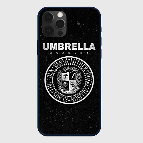 Чехол iPhone 12 Pro Max Академия Амбрелла / 3D-Черный – фото 1