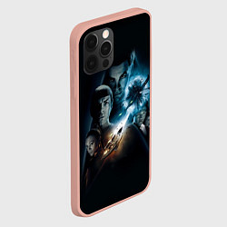 Чехол для iPhone 12 Pro Max Star Trek, цвет: 3D-светло-розовый — фото 2