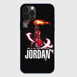 Чехол для iPhone 12 Pro Max MICHAEL JORDAN, цвет: 3D-черный