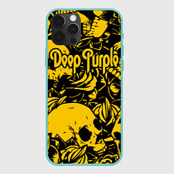 Чехол для iPhone 12 Pro Max Deep Purple, цвет: 3D-мятный