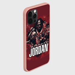 Чехол для iPhone 12 Pro Max MICHAEL JORDAN, цвет: 3D-светло-розовый — фото 2