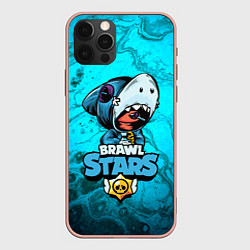 Чехол iPhone 12 Pro Max BRAWL STARS LEON SHARK