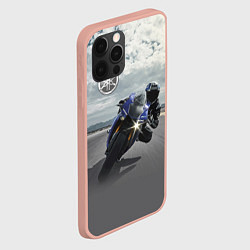 Чехол для iPhone 12 Pro Max Yamaha, цвет: 3D-светло-розовый — фото 2