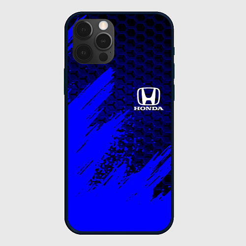 Чехол iPhone 12 Pro Max HONDA / 3D-Черный – фото 1