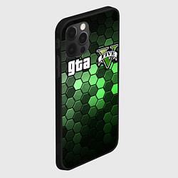 Чехол для iPhone 12 Pro Max GTA 5 ГТА 5, цвет: 3D-черный — фото 2