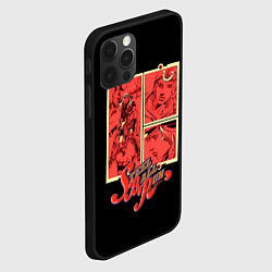 Чехол для iPhone 12 Pro Max JoJo Bizarre Adventure, цвет: 3D-черный — фото 2