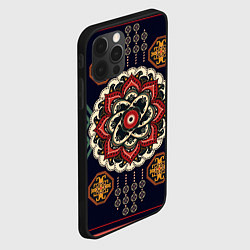 Чехол для iPhone 12 Pro Max Восточные узоры, цвет: 3D-черный — фото 2