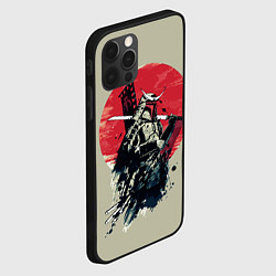 Чехол для iPhone 12 Pro Max Samurai man, цвет: 3D-черный — фото 2