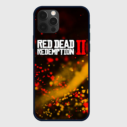 Чехол iPhone 12 Pro Max RED DEAD REDEMPTION 2 / 3D-Черный – фото 1