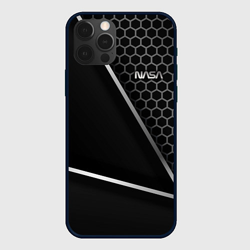 Чехол iPhone 12 Pro Max NASA / 3D-Черный – фото 1