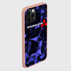 Чехол для iPhone 12 Pro Max MITSUBISHI, цвет: 3D-светло-розовый — фото 2