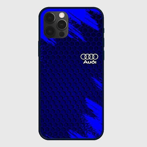 Чехол iPhone 12 Pro Max AUDI / 3D-Черный – фото 1