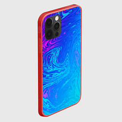 Чехол для iPhone 12 Pro Max BACKGROUND IN NEON, цвет: 3D-красный — фото 2