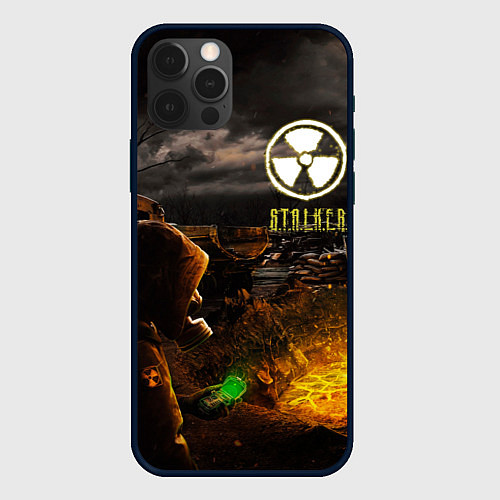 Чехол iPhone 12 Pro Max Stalker 2 / 3D-Черный – фото 1