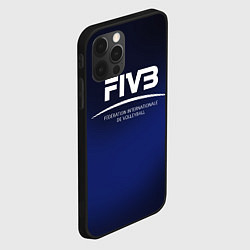 Чехол для iPhone 12 Pro Max FIVB Volleyball, цвет: 3D-черный — фото 2