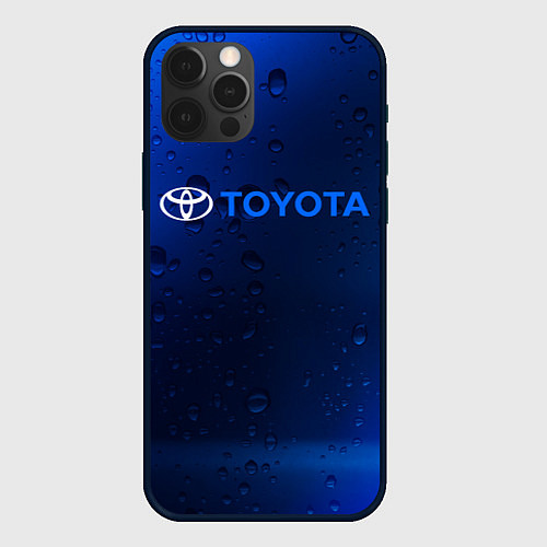 Чехол iPhone 12 Pro Max TOYOTA ТОЙОТА / 3D-Черный – фото 1