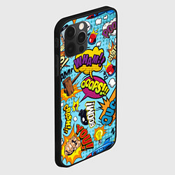 Чехол для iPhone 12 Pro Max Pop art comics, цвет: 3D-черный — фото 2