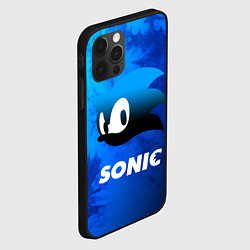 Чехол для iPhone 12 Pro Max СОНИК SONIC, цвет: 3D-черный — фото 2