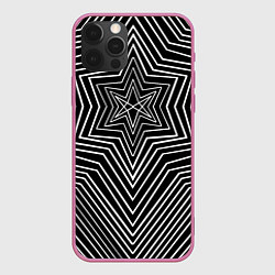 Чехол для iPhone 12 Pro Max BRING ME THE HORIZON DARK, цвет: 3D-малиновый