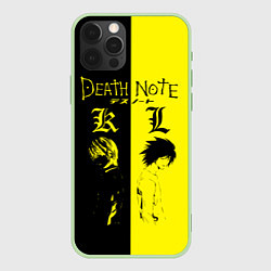 Чехол для iPhone 12 Pro Max Death Note, цвет: 3D-салатовый