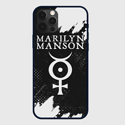 Чехол iPhone 12 Pro Max MARILYN MANSON М МЭНСОН