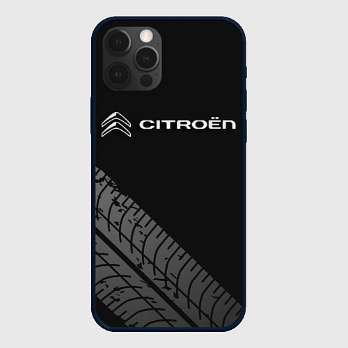 Чехол iPhone 12 Pro Max CITROEN / 3D-Черный – фото 1