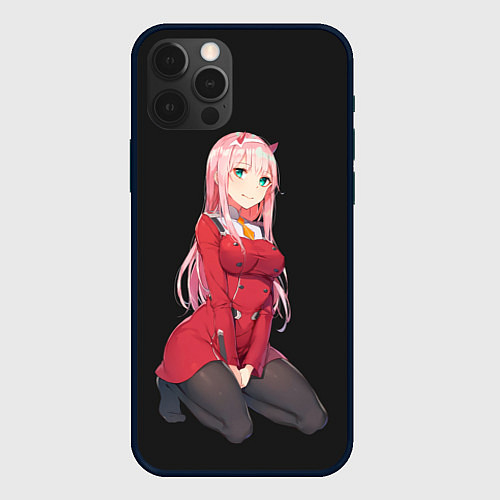 Чехол iPhone 12 Pro Max ZeroTwo Darling in the Franx / 3D-Черный – фото 1