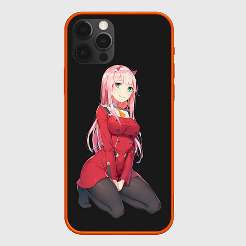 Чехол iPhone 12 Pro Max ZeroTwo Darling in the Franx / 3D-Красный – фото 1