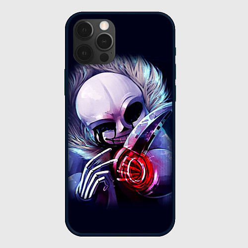 Чехол iPhone 12 Pro Max UNDERTALE SANS / 3D-Черный – фото 1