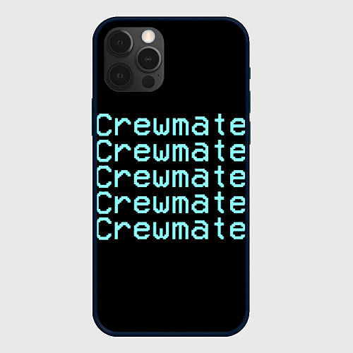 Чехол iPhone 12 Pro Max Among Us / 3D-Черный – фото 1