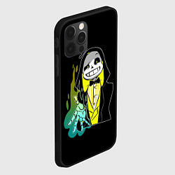 Чехол для iPhone 12 Pro Max UNDERTALE, цвет: 3D-черный — фото 2