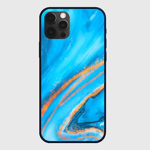 Чехол iPhone 12 Pro Max Краски / 3D-Черный – фото 1