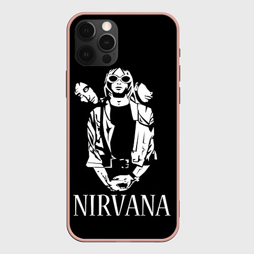 Чехол iPhone 12 Pro Max NIRVANA / 3D-Светло-розовый – фото 1