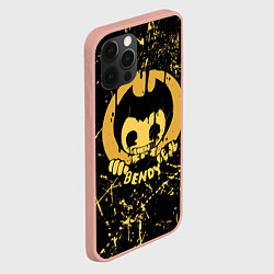 Чехол для iPhone 12 Pro Max Bendy And The Ink Machine, цвет: 3D-светло-розовый — фото 2