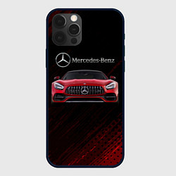 Чехол для iPhone 12 Pro Max Mercedes Benz AMG, цвет: 3D-черный