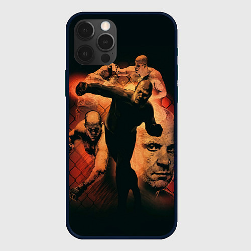 Чехол iPhone 12 Pro Max Федор Емельяненко Император / 3D-Черный – фото 1