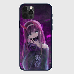 Чехол для iPhone 12 Pro Max Zero Two in mask, цвет: 3D-черный