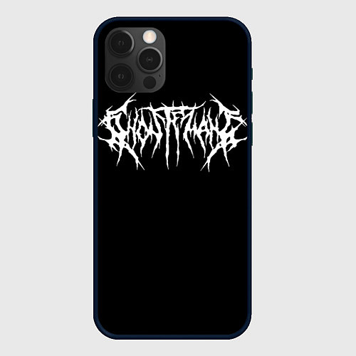 Чехол iPhone 12 Pro Max GHOSTEMANE НА СПИНЕ / 3D-Черный – фото 1